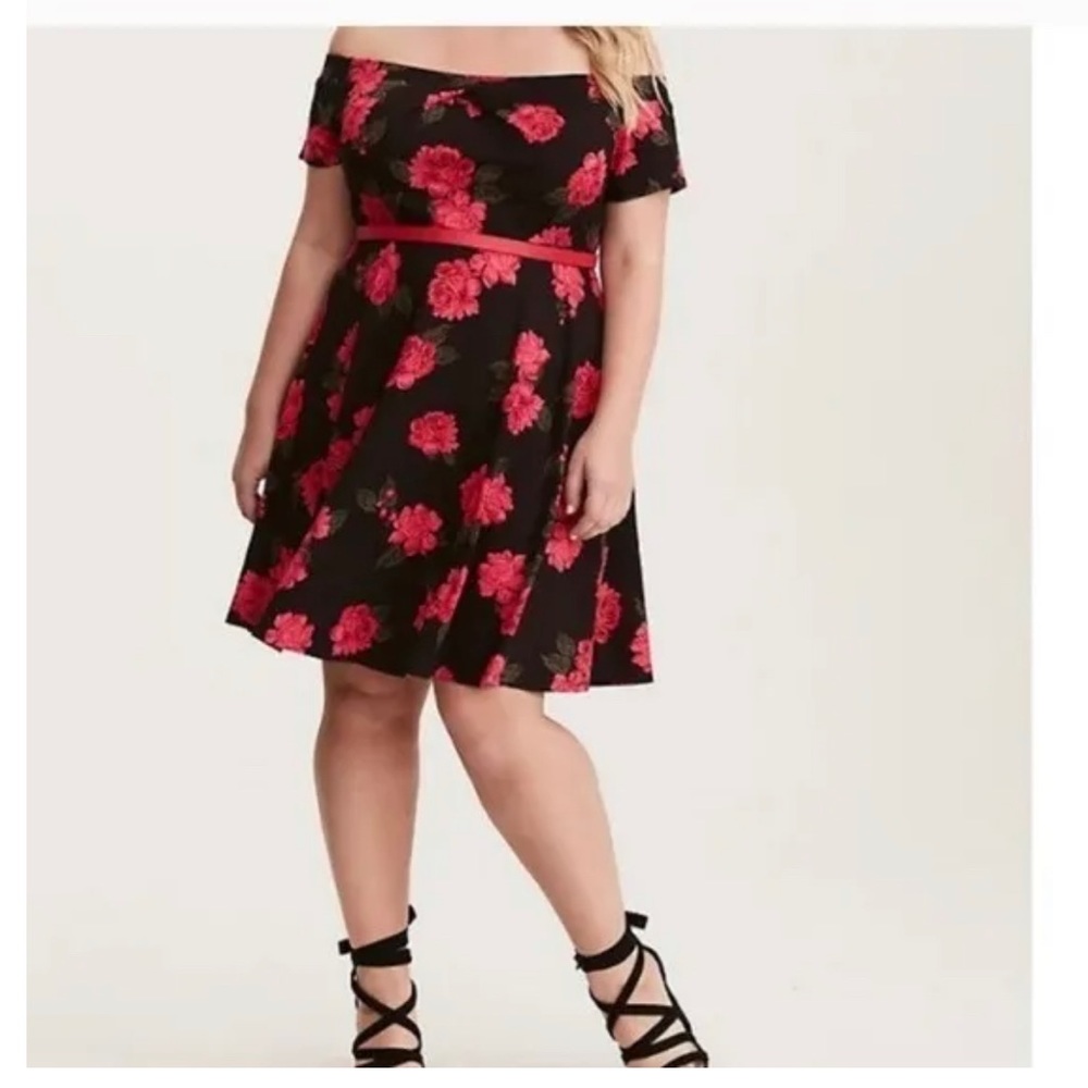 Torrid Off-The-Shoulder Dress